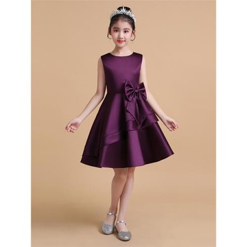 女花童裙兒童禮服女童公主裙中大童鋼琴演出服主持人小禮服表演服