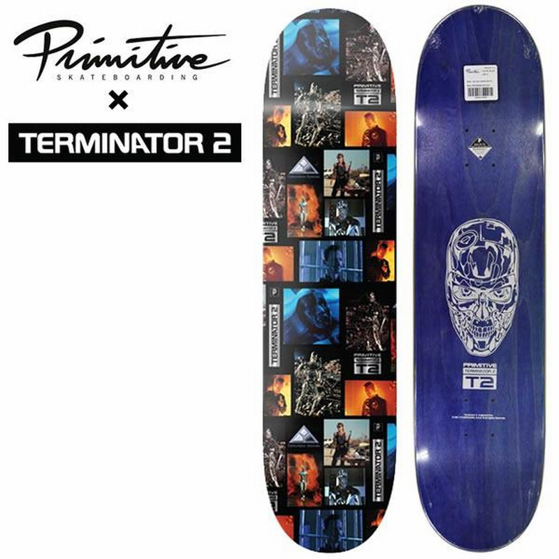 プリミティブ デッキ 単品 PRIMITIVE ターミネーター 2 NO FATE 8.25ｘ31.85インチ（デッキテープ サービス） スケボーデッキ  単品 | LINEショッピング