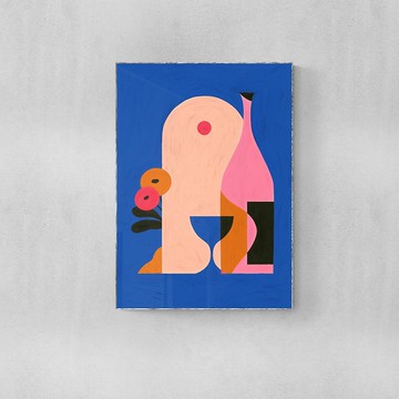 【獨家授權－插畫掛件】Erdy | 月光下飲酒