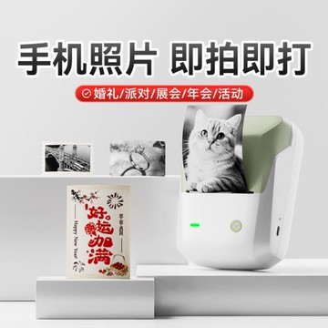 精臣B21Pro小型照片打印機可連手機黑白漫畫圖片相片紙小卡手帳貼紙迷你便攜式藍牙口袋高清不干膠家用標簽機