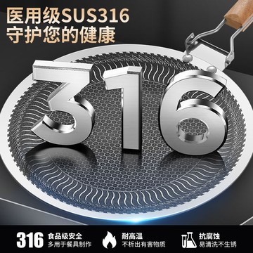 ⭐專注戶外⭐加厚316不鏽鋼不粘烤肉盤無塗層露營防燙燒烤盤多用煎烤盤烤魚盤