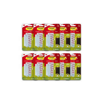 【無框畫】3M鋸齒型白色 (10卡入)