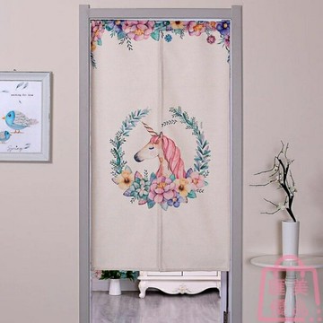 北歐門簾裝飾衛生間臥室試衣間廚房門簾免打孔【聚寶屋】