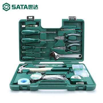 【優選百貨】世達家用工具套裝家庭五金組合大全一套電工扳手鉗子工具箱組套