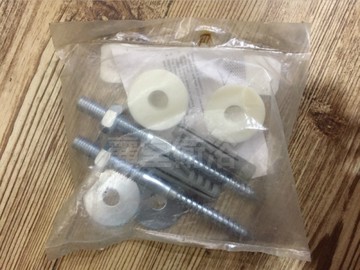 【 麗室衛浴】國產鍍鋅白磚用螺絲與膠套 抗衝擊、耐腐蝕2支1包 含墊片