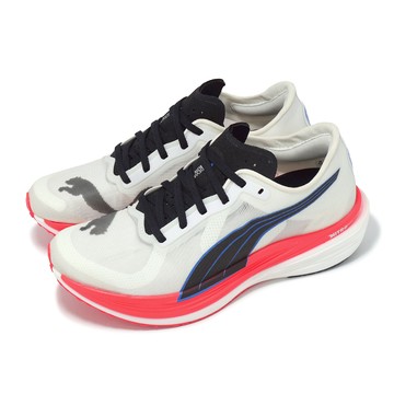 [ACS] Puma 競速跑鞋 Deviate NITRO Elite 2 女鞋 白 橘 藍 運動鞋 氮氣中底 37778703