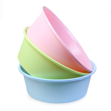 家用大號可愛圓形加厚塑料衛生間成人洗臉盆嬰兒童寶寶洗衣服盆子