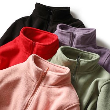 【雙面絨！外貿尾貨】秋冬季男戶外運動立領抓絨衣搖粒絨夾克外套