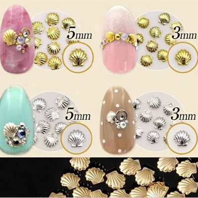 10個入り ネイルパーツ シェル 貝 ゴールド シルバー メタルパーツ スタッズ 夏 海 ネイル用品 Gold アートパーツ アートパーツ デコ素材 通販 Lineポイント最大get Lineショッピング