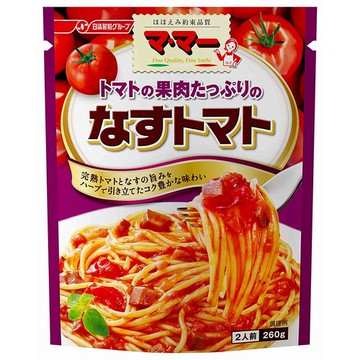 日清食品 馬馬 番茄果肉豐富茄子番茄醬 260g