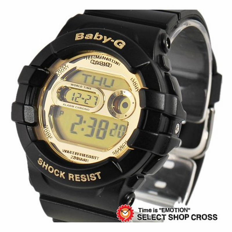 3年保証 Casio カシオ ベビーg Baby G 腕時計 レディース 人気 デジタル グリッターダイアル Bgd 141 1dr ブラック 黒 ゴールド Bgd 141 1 海外モデル 防水 通販 Lineポイント最大0 5 Get Lineショッピング