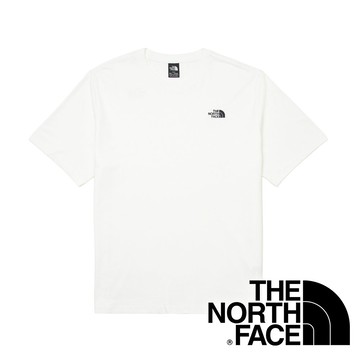 【THE NORTH FACE 美國】中性圓領短袖棉T恤『白』NF0A8GWE 戶外 露營 登山 健行 休閒 時尚 旅遊 短袖 上衣