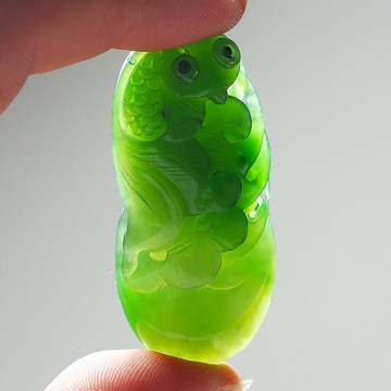 親寶水晶新疆老坑和田玉吊墜女男款和田碧玉玉石項墜飾品首飾