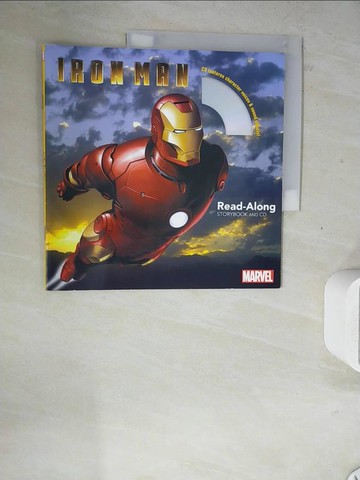 【書寶二手書T5／影視_ZY6】Iron Man (Read-Along Storybook and CD)鋼鐵俠_漫威圖書集團