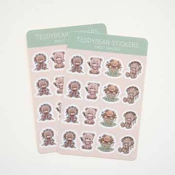 貼紙 – 泰迪熊 No.7
