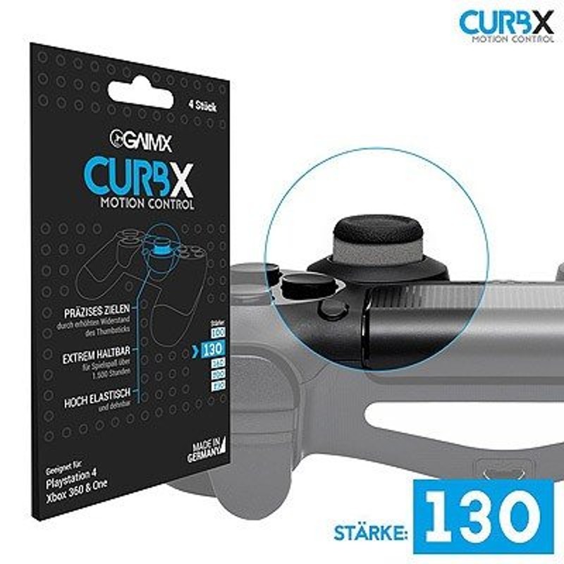 GAIMX CURBX エイムリング モーションコントロール 130 グレー PS4 PS5 ...