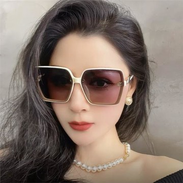 帕森偏墨鏡女款防紫外線大臉顯瘦防曬偏光鏡2025新款太陽鏡高級感