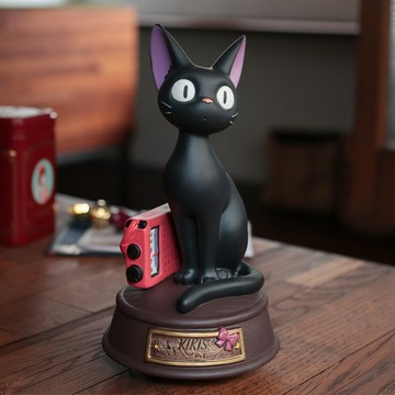 真愛日本 宮崎駿 吉卜力 陶瓷音樂鈴 魔女宅急便 黑貓吉吉 收音機 黑貓音樂鈴 可愛 擺飾 收藏