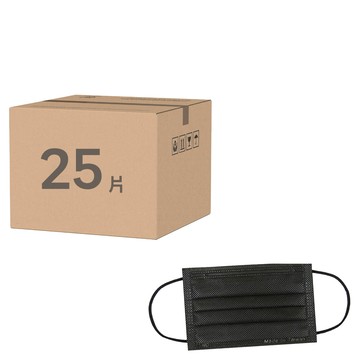 PERFECT 普惠醫工 兒童醫用平面口罩 未滅菌 14.5 x 9.5cm  時尚黑  25片  1盒