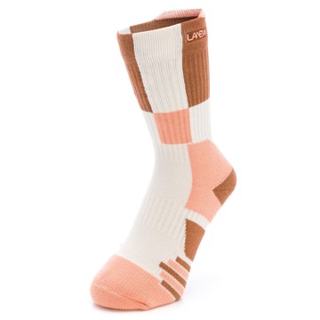 【買7送2】拼圖運動高強度高筒襪-肉桂橘(298790355)