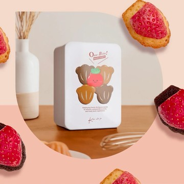 【旅旅食光】一口水果瑪德蓮│草莓 & 蜂蜜