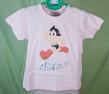 【震撼精品百貨】鉄腕アトム_原子小金剛~圓領T_跑跑_粉