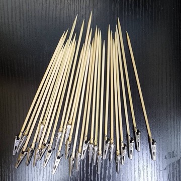 弘萬吉模型 模型用噴漆夾 鱷魚夾 上色夾 (25入) 長17.5公分 貨號WANG25