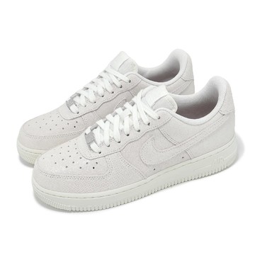 休閒鞋 Wmns Air Force 1 07 SE 女鞋 男鞋 沙色 麂皮 閃粉 AF1 HQ3499-100