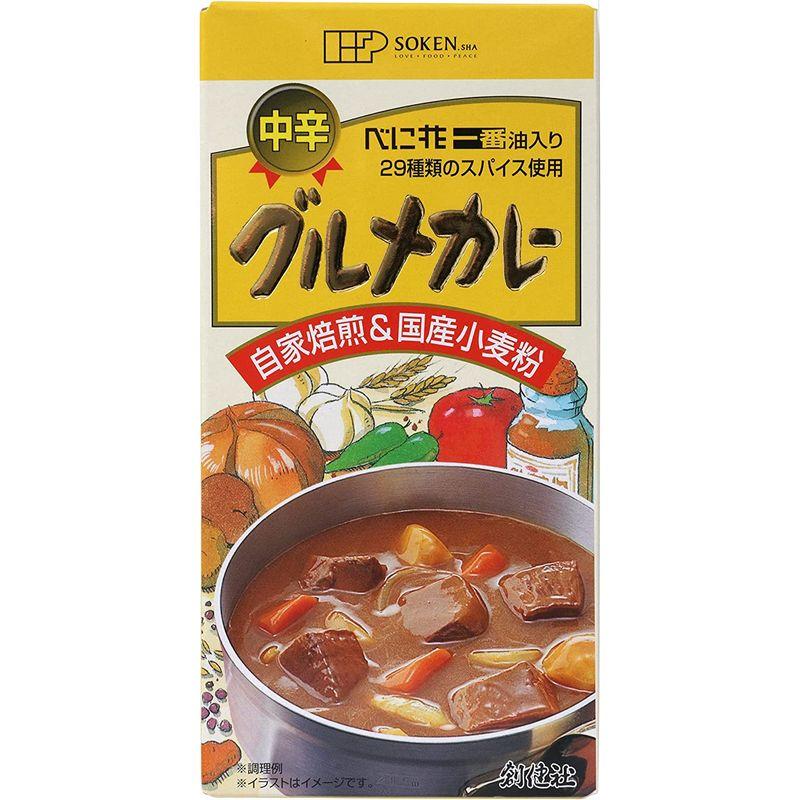 創健社 グルメカレー 中辛 115g