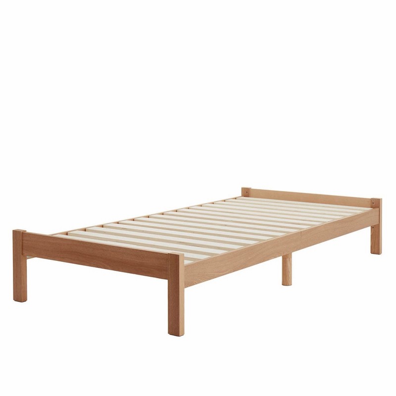 11 9まで大型送料無料 タモ材の高さ調整ヘッドレスすのこベッド シングル 通販 Lineポイント最大1 0 Get Lineショッピング