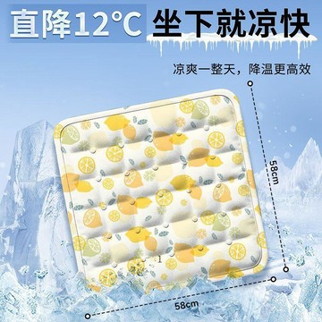 臺灣熱賣🔥🔥冰墊坐墊學生教室夏天冰涼坐墊免注水降溫夏季冰袋汽車水墊冰涼枕