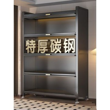 玄關大容量鋼製鞋櫃 4門9層長900x寬350x高1433 大容量收納置物架 防塵鞋架  鋼製鞋櫃  不鏽鋼架子