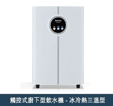 RINNAI 林內 觸控式廚下型冰溫熱飲水機/RWP-H300(全國免費基本安裝，偏遠鄉鎮另計）