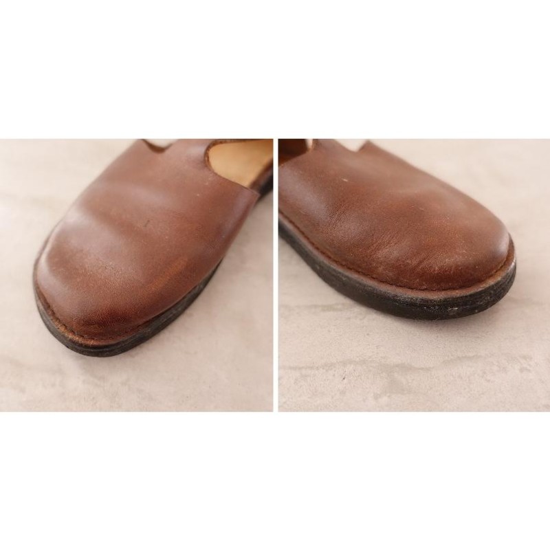 定価3万】 オーロラシューズ AURORA SHOES West Indian Tストラップレザーシューズ 6C/23 6C（約23cm）【中古】【80D22】  | LINEショッピング