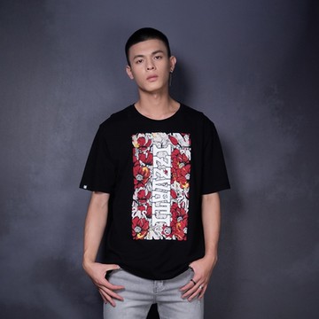 IZZVATI-點金紅花香氛短T