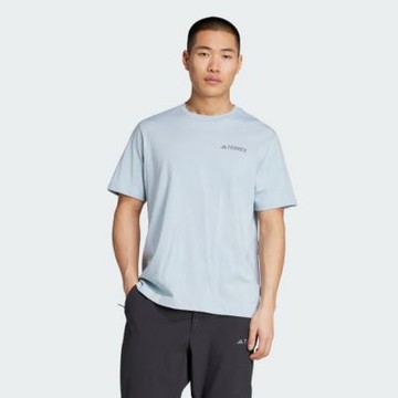 ADIDAS 愛迪達 阿迪達斯 男 短袖上衣-藍色系-MT POLYGIENE T-JI8326