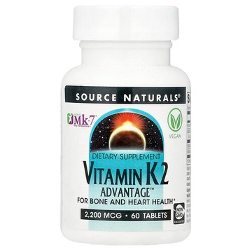 Source Naturals, 維生素 K2，60 片