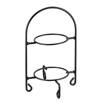 SALUS 佐藤金屬 圓弧點心架 小  黑色  1個