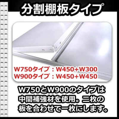 スチールラック 幅180×奥行75×高さ90cm 6段 耐荷重500kg/段 中量棚