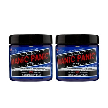 Manic Panic mp染发膏 - 摇滚蓝 Rockabilly Blue (2x118ml)