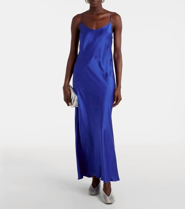Asceno Lyon silk charmeuse slip dress