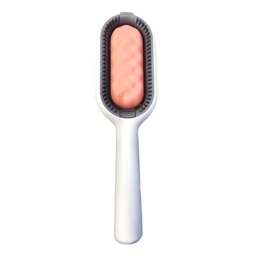 petgravity 引力 清潔去毛梳  短毛款  53*26*190mm 櫻花粉  1個