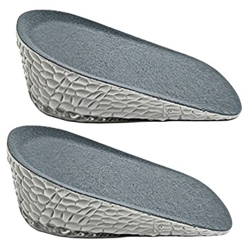 Livenoa 高回彈矽膠內增高軟墊 2個  黑色  6 x 3 x 3.5cm  1組