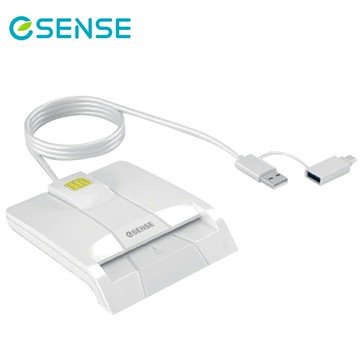 【ESENSE 逸盛】Type-C 雙用ATM智慧晶片讀卡機【三井3C】