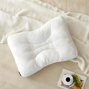 Modern House ON 頸部舒適柔軟低網眼頸椎枕  50 x 70cm  象牙白  1個