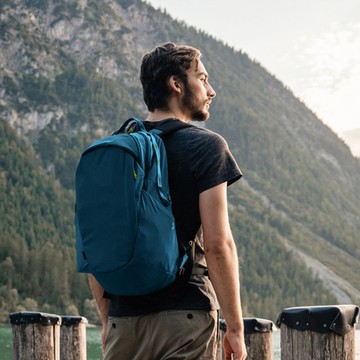 Pacsafe ECO | 五大專利防盜 登山後背包 25L 潮汐藍#41101