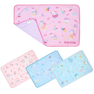 小禮堂 Sanrio 三麗鷗 涼感冷氣毯 110x70cm (夏日滿版 炎夏企劃) Kitty 大耳狗