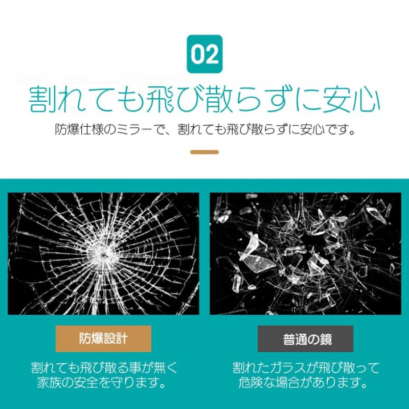 訳あり品 アウトレット品】ドレッシングミラー 背面収納付き 360度回転