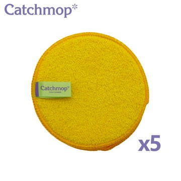 【THE LOEL】Catchmop 多用途清潔抹布(圓形) x5入裝-廠商直送
