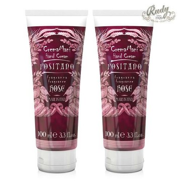 RUDY 露蒂 波西塔玫瑰 皇家釉彩護手霜(100ml)X2入-原廠公司貨